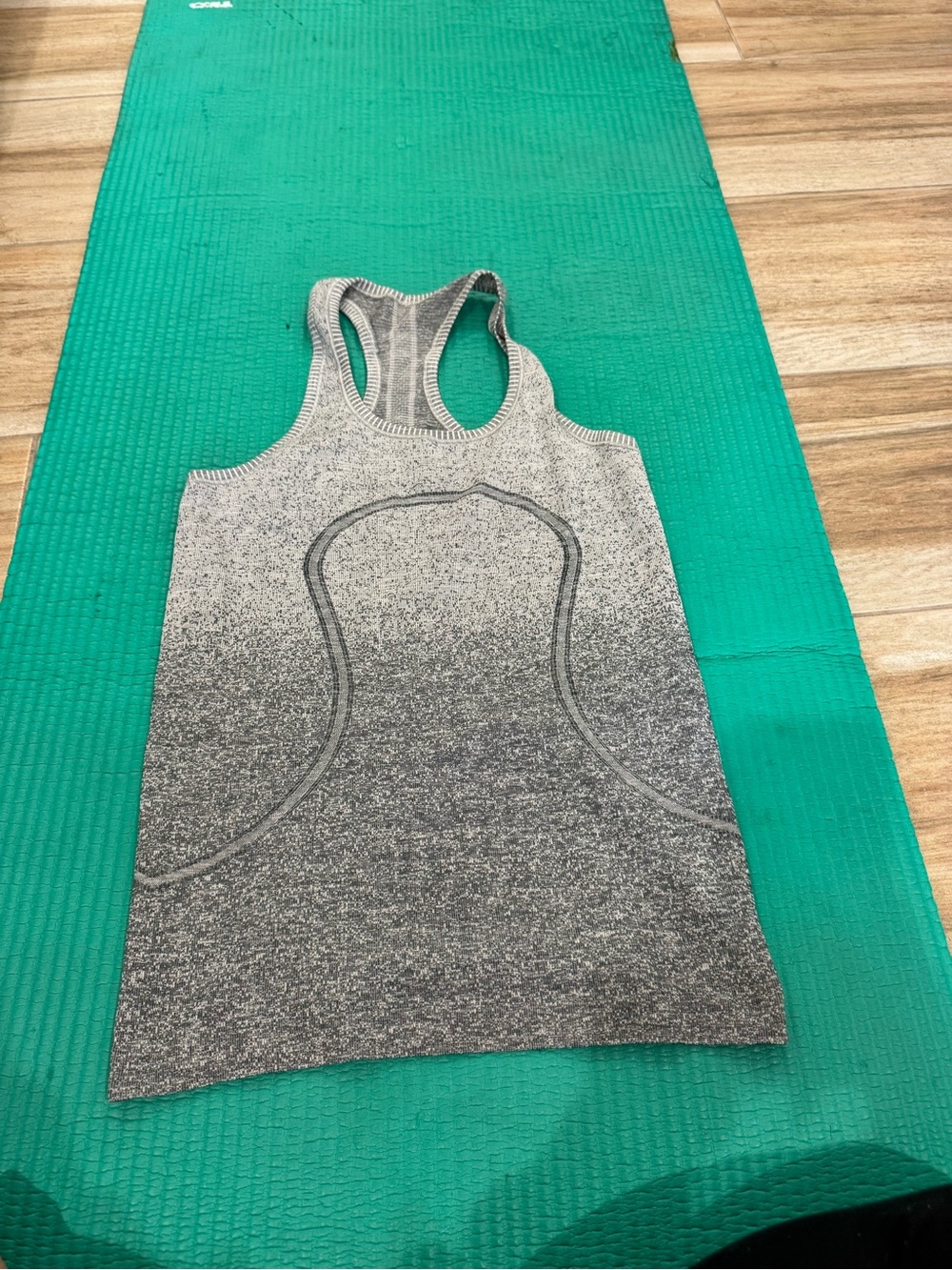 lululemon athletica gray ombre racerback tank
